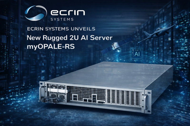 New myOPALE-RS 2U rugged AI server | ECRIN Systems