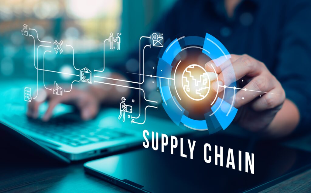Supply,chain,management,concept,transportation,and,logistic,suppliers,,import,export